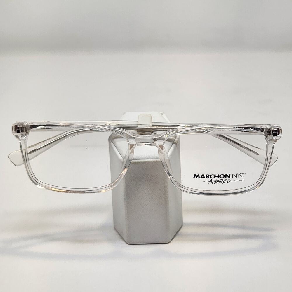 Marchon NYC M3502 971 Crystal Clear Eyeglasses Frames Full Rim Rectangle New